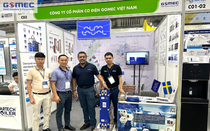 Gomec hân hạnh đón tiếp ngài lãnh đạo Alfa Laval ghé thăm và làm việc