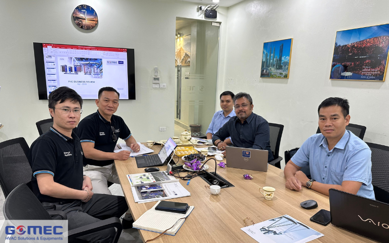 Gomec đón tiếp ngài lãnh đạo Alfa Laval ghé thăm và làm việc