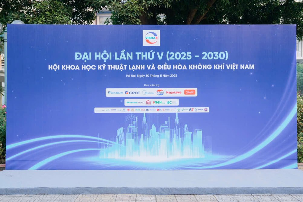 GOMEC đồng hành cùng Đại hội nhiệm kỳ V của Hội KHKT Lạnh & Điều hòa không khí Việt Nam (2025 – 2030)