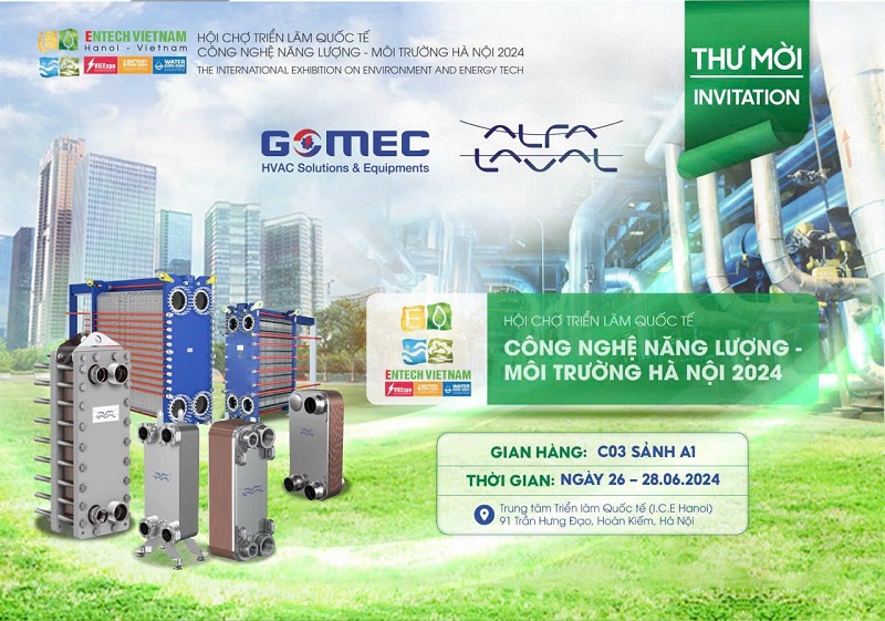 Thư mời tham dự triển lãm Entech 2024 - Gomec Vietnam